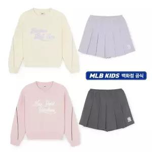 갤러리아 MLB엠엘비키즈 스포티브 애슬레저 카라 맨투맨세트 여아셋업 (7FS2A