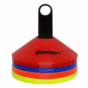 낫소 축구 세트 색상혼합 NZTEC-001 접시콘 40개