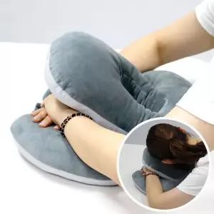 사무실 낮잠용 목베개 그레이 메모리폼 쿠션 휴식용 목쿠션 (WFJ6V3G)