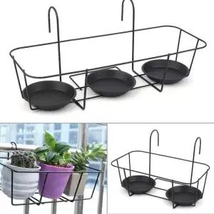화분 거치대 베란다 용 철제 화분걸이 실외 보관대 (WFK69VH)
