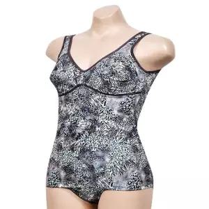 레오파드 매혹적인 패턴 여성 브라런닝 팬티 세트 (WFJ6C7S)