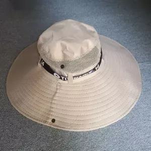 [하프클럽/]메쉬 선캡 15cm 왕챙모자 베이지 와이드챙모자 썬 빛