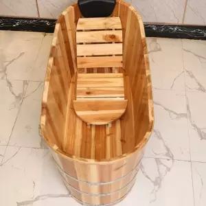 나무 간이 편백나무 반신욕기 목욕 사우나 홈 가정용