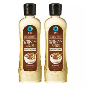 청정원 알룰로스 시럽용 500g 2개 식사 집밥 일식 중식 분식 회식