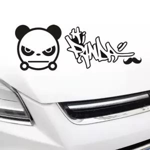 초보운전스티커 자동차 판다디자인 차량용 초보운전판다스티커 (WFJ73UB)