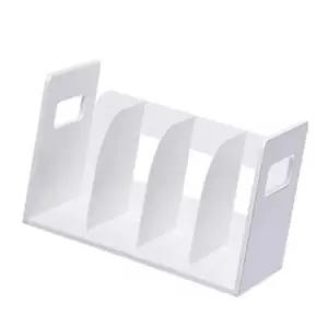 미니 사무실 3단 책꽂이 쿨그레이 책정리함 칸막이 수납장 485x210x220mm (WFJ6CJ2)