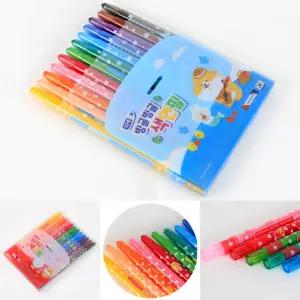 모닝글로리 빙글빙글 색연필 (12색) 돌돌이 돌려쓰는 컬러펜슬 아동 색칠놀이 미술준비물