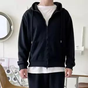 [라일리의류] Rly 투웨이 후드자켓 후드집업 오버핏 남자 베이직