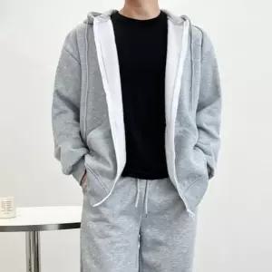 [프로셀러] 기모 남자 후드 집업 빅사이즈 남성 후드티 아우터