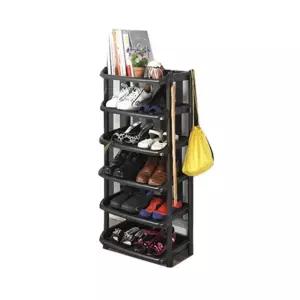 대형신발장 신발정리대 일반신발장 모던6단신발정리대 (WFJ74M6)