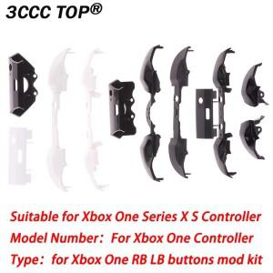 [호환품]RB LB 범퍼 트리거 단추 모드 키트 Xbox One 시리즈 S X 슬림 엘리트 컨트롤러 교체 오른쪽 왼쪽