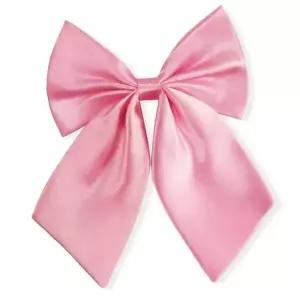 여자리본타이 교복 촬영 다용도 편리한 교회넥타이 핑크 (WFJ6Z8O)