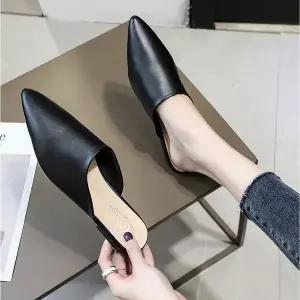 [하프클럽/]여성 뮬 구두 슬링백 정장 슬리퍼 신발 봄가을 적합