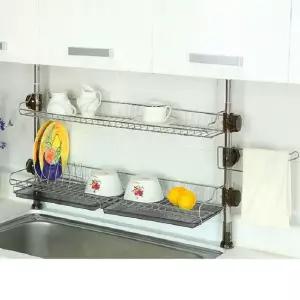 기둥식씽크선반 용품 싱크대정리 싱크대수납선반 정리선반 (WFJ756Z)