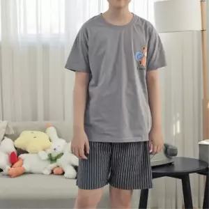 [모드제니] 주니어 남아 초등학생 곰돌이 반팔 반바지 세트