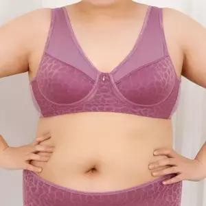 메쉬 호피패턴 몰드 조끼 날개 브래지어 B컵 (WFJ68XE)