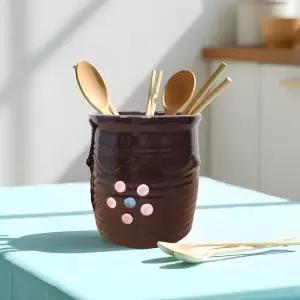 수저 보관 항아리 주방 수저통 다용도 보관함 유리 정리통 (WFK6LRF)