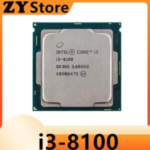 인텔 코어 i3-8100 i3 8100 3.6GHz 쿼드 스레드 CPU 6M 85W LGA 1151