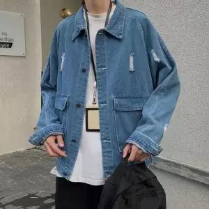 스트릿 빅사이즈 워싱 데님 자켓 DMS-JUA-Q4121584