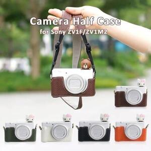 Sony Zv1F ZV1M2 MarkII 카메라 보호대 1/4 나사 바닥 오픈 숄더 넥 스트랩 손목 하프 케이스 베이스 플레