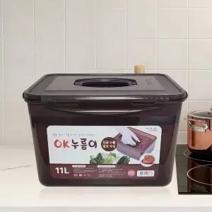 밀폐김 조아통 김치보관용기 11리터김 누름이포함김치용기 (WFJ761A)