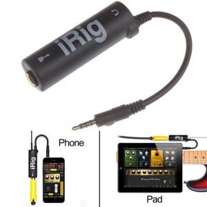1PC 기타 IRIG 오디오 전화 튜너 변환기 인터페이스 라인 교체 RIG