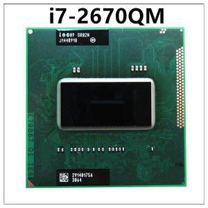 코어 I7-2670QM I7 SR02N 2.2 GHz 중고 쿼드 8스레드 CPU 6M 45W 소켓 G2 / rPGA988B