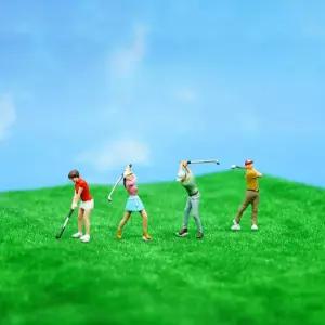 올원픽 골프피규어 장식 골프 홀인원 트로피 거실