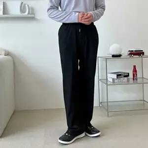 [모로엠]남성 골지 플리츠 포켓 와이드 팬츠 DMS-PTA-Q4122965