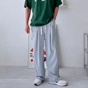 [모로엠]남성 캐주얼 와이드 더블 플리츠 팬츠 DMS-PTA-Q4124630