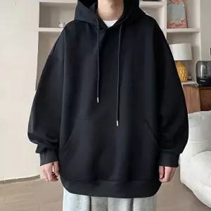 [모로엠]남성 베이직 캐주얼 기모 루즈핏 무지 후드티 DMS-TSA-Q4298718