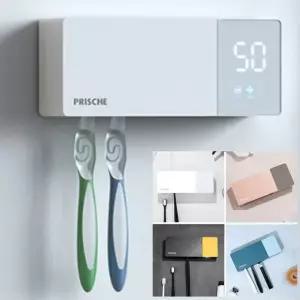 프리쉐5000 벽걸이형 칫솔살균기 임의색상발송 투톤 LED화면 충전식 무선