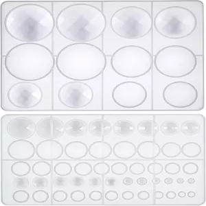 케이크 장식용 펀쇼케이스 카보숑 젬 레진 실리콘 몰드 폴리머 클레이 UV 에폭시 우레탄 폴리 주얼리 제작