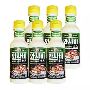 오뚜기 와사비 소스 310g 6개 스테이크 훈제요리 감자탕
