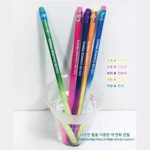 온도에 따라 색깔이 변하는 마술 연필 5개 과학놀이 실험도구 기자재 교구