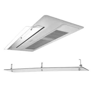 (국산)천장형 에어컨바람막이 1way용 (120x14cm) 투명 에어컨바람막이