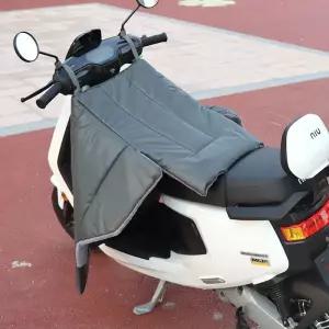 오토바이 무릎덮개 바람막이 다리보호 스쿠터 이불 일반블랙 방한 용품 커