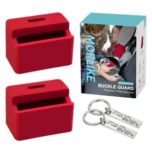 모라이크 실리콘 안전벨트 안전 버클 커버 잠금 카시트에서 안전을 유지하고 가 실수로 버클을 푸는 것을