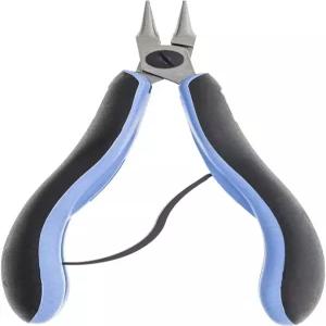 Lindstrom Ergo Steel 매끄러운 둥근 일자형 잡기 플라이어 - 길이 5.77인치 폼 쿠션 그립 RX7590 [가격은