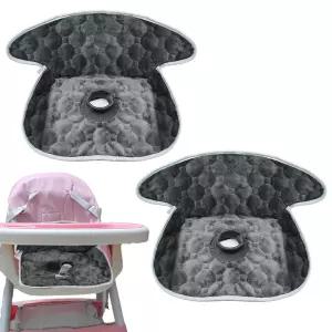 2 PCS 배변 훈련 보호대 커버 베이비 유모차 부스터 및 여행용 방수 소프트 피들 패드 라이너 소변(회색)