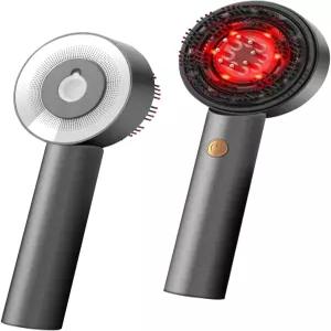 MACNJO 3-in-1 헤어 두피 마사지기 - 오일 어플리케이터 케어 브러시 남녀용 휴대용 IPX6 워터프루프