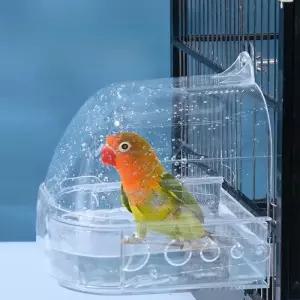 앵무새목욕통 자동순환욕조 샤워기조류 앵무새 아프리카