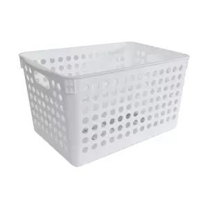 직사각바구니5호 26X17.5X14cm 바구니 바스켓 서류바구니 서류보관 정리바구니