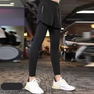 [하프클럽/]일체형 레깅스 반바지 실내외운동 핸드폰 보관 포켓