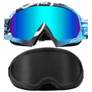 BATFOX 더트 바이크 고글 케이스 포함 - 오토바이 모토크로스 ATV 레이싱 안전 안경, 남성 을 위한 최고의 크리스마스 선물