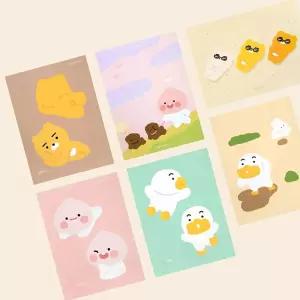 금비가 엽서 스티커 레트로스티커 씰스티커