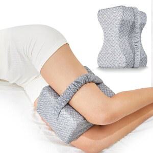 옆구리 수면자를 위한 무릎 베개, 무릎, 엉덩이, 척추, 관절, 허리 , 무릎과 허벅지 지지를 위한 다리 사이 메모리 폼 베개, 임신 및 후 회복에 이상적입니다