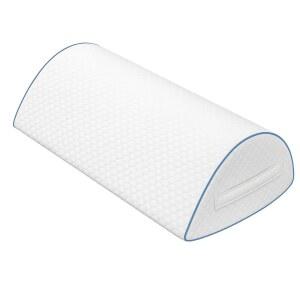 옆잠을 위한 포지코 다리 베개 - 인체공학적 메모리 폼 무릎 베개 - 무릎, 등, 엉덩이를 위한 다리 위치 지정 베개 - 세탁 가능한 커버 및 핸들