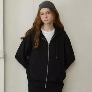 Lipbbam 더블소프트 플리스 에센셜 클래식 후드 집업 LJW012