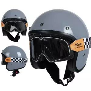경량 레트로 반모 헬멧 바이크 스쿠터 하프 오픈페이스 오토바이